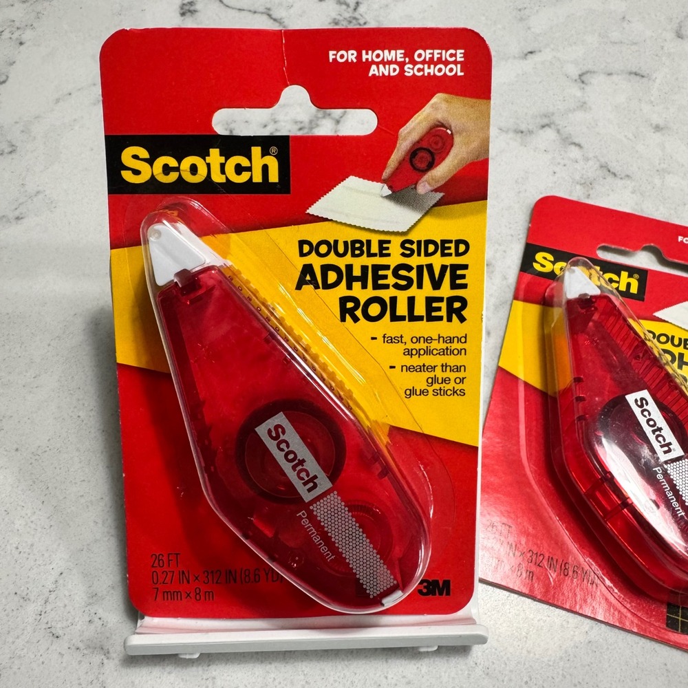 3М Scotch Double-Sided‎ Adhesive
Roller 6061, 26 Feet (2 pack)
